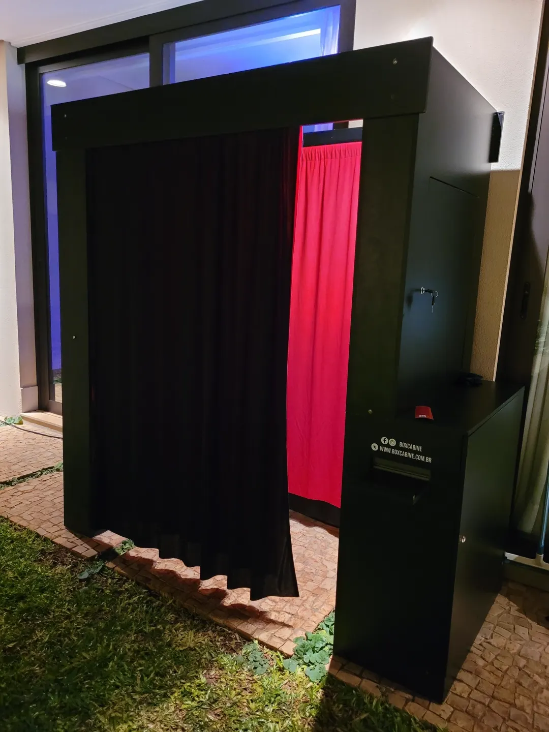 Cabine fotográfica Box Cabine montada em evento